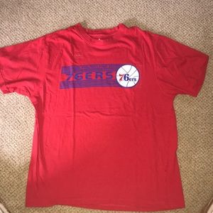 Men’s L Sixers Adidas T-Shirt